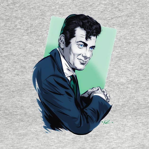 Tony Curtis - An illustration by Paul Cemmick by PLAYDIGITAL2020